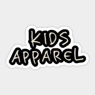 Kids Apparel Sticker